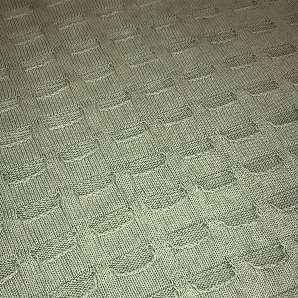 Anthropologie Narissa Throw Blanket Green